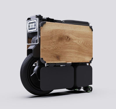 Ex-Toy-Designer of Transforming Robots Creates Electric Scooter That Transforms for Easy Storage