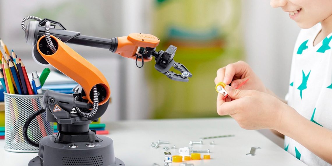 Teach Your Kids Robotics with This Mini Robot Arm Education Kit
