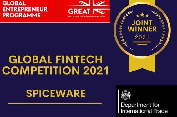 Spiceware selected as the Finalist of the UK Ministry of International Trade’s Global Fintech Competition