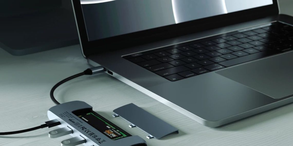 Satechi’s USB-C hub can hold an SSD if you have more money than ports