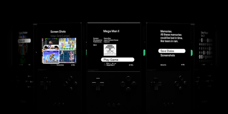 Analogue’s Pocket will have an extremely fancy OS to save games to and from cartridges