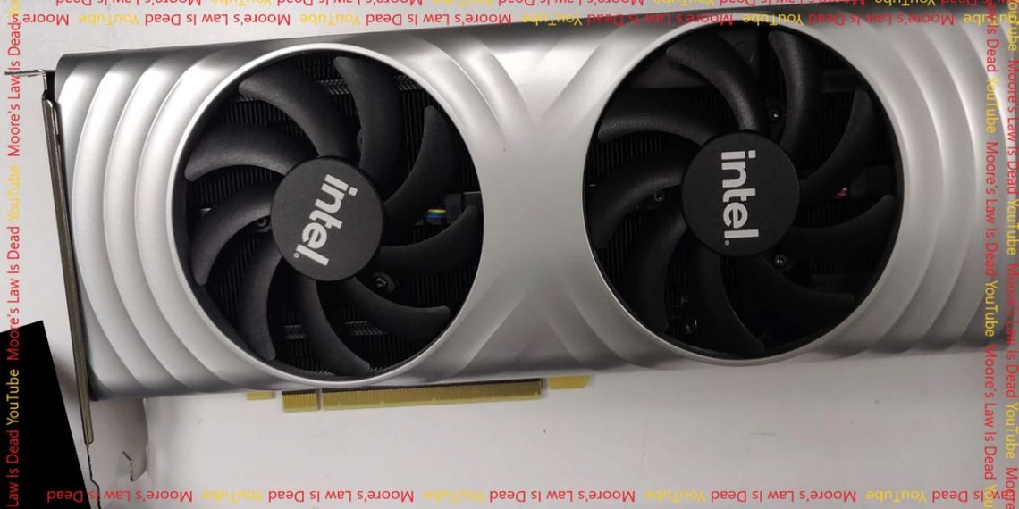 These might be the first leaked photos of Intel’s Arc Alchemist graphics card