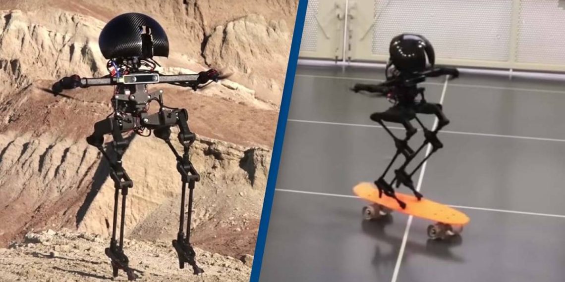 Video Shows Off How New Robot Can Skateboard, Slackline And Fly