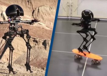 Video Shows Off How New Robot Can Skateboard, Slackline And Fly