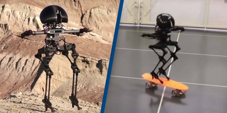 Video Shows Off How New Robot Can Skateboard, Slackline And Fly