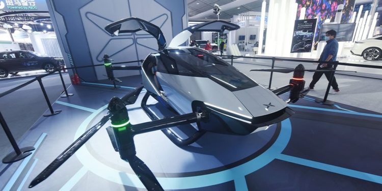 Xpeng Stock Soars To Buy Point After EV Startup Showcases Flying Car Ahead Of Tesla