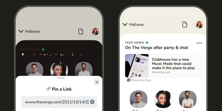 Clubhouse will soon let you pin links to the top of rooms