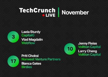 Check out the outstanding speakers joining us on TechCrunch Live in November