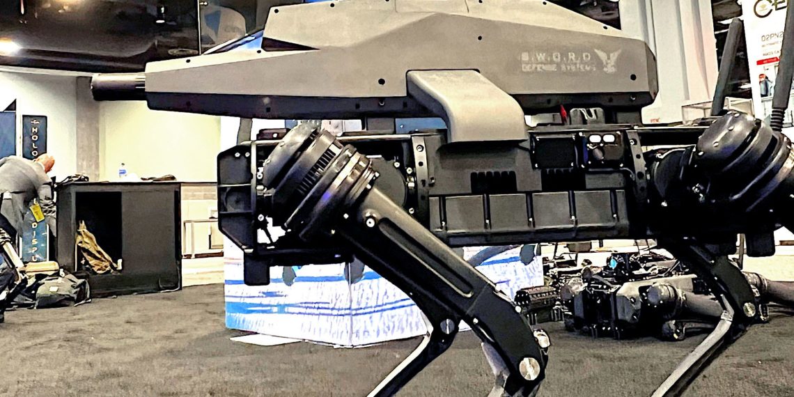 Robot Dogs Now Have Assault Rifles Mounted On Their Backs