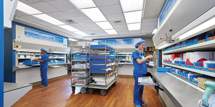 Hospital installs series of right-sized containers