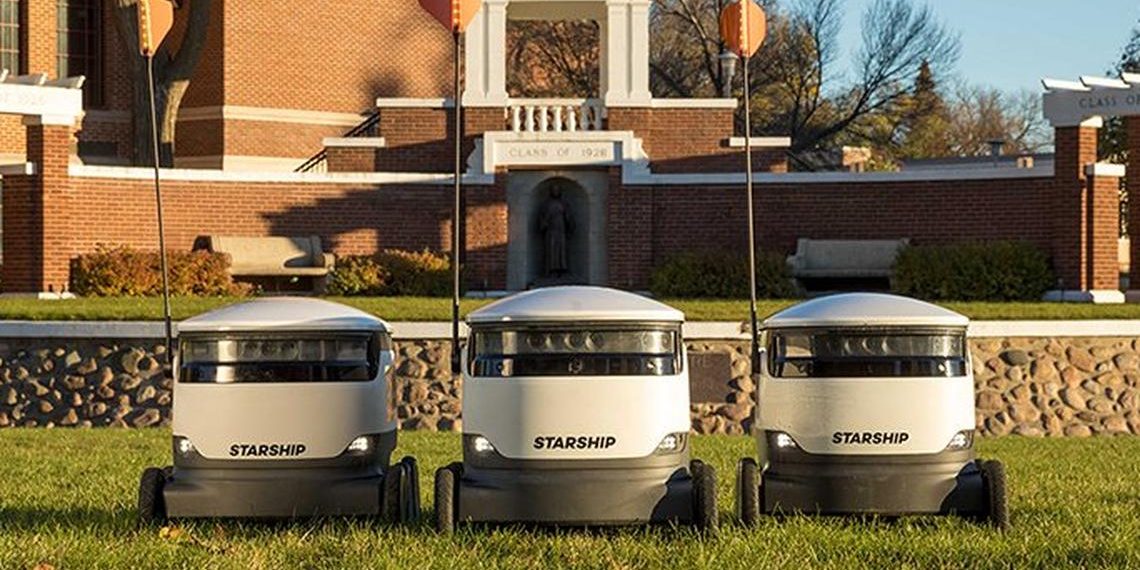 30 ‘Starship’ robots now delivering food around South Dakota State University campus