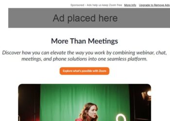 Zoom is testing showing ads to free users