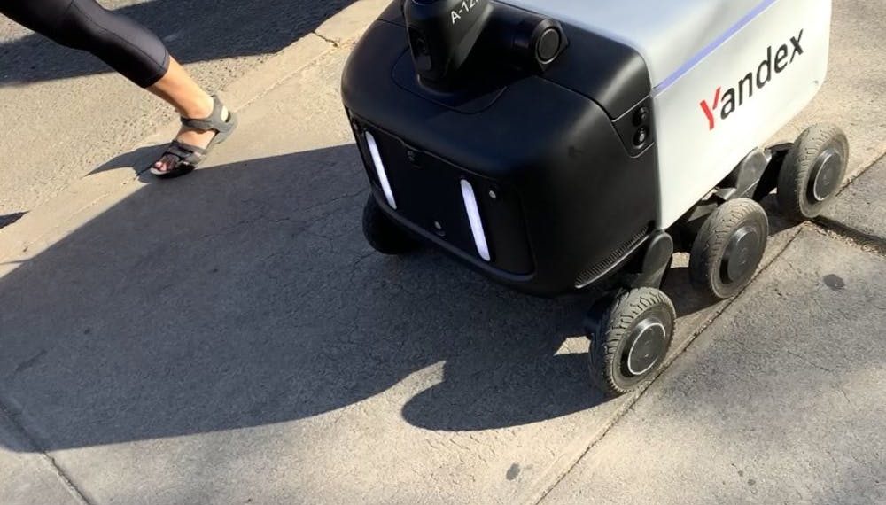 Grubhub and UA campus dining services introduce new delivery robots on campus