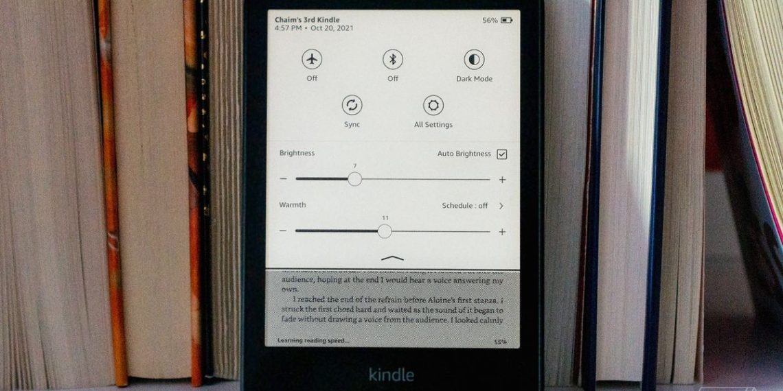 The latest Kindle Paperwhite is 25 percent off for Black Friday