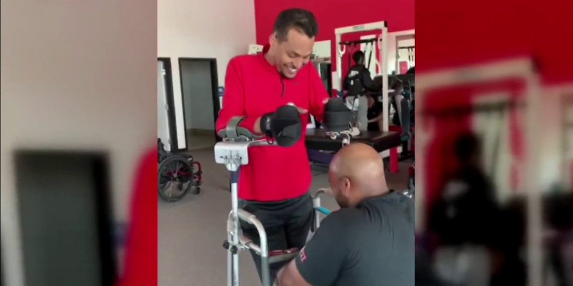 Xavier grad working to get robotic exoskeletons to help the disabled walk again