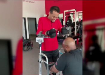 Xavier grad working to get robotic exoskeletons to help the disabled walk again