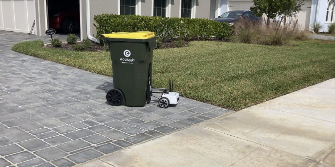 Robots taking out garbage