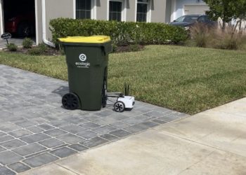 Robots taking out garbage