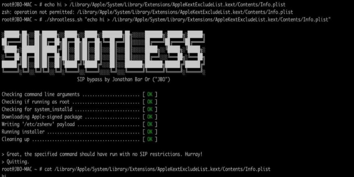macOS flaw allowed attackers to install persistent, undetectable malware