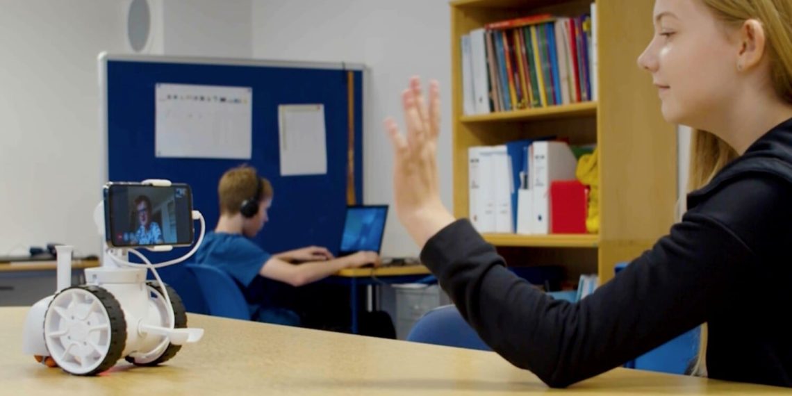 Ericsson-enabled 5G robot help Danish teenager join classmates