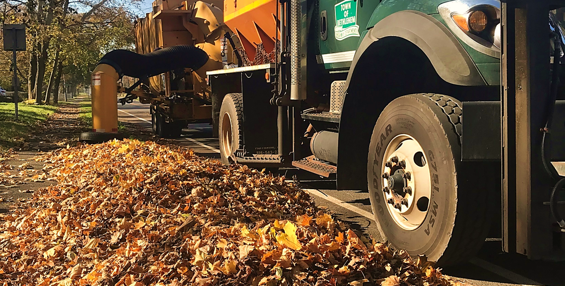 Bethlehem leaf collection employs robotic hoses to vacuum yard waste