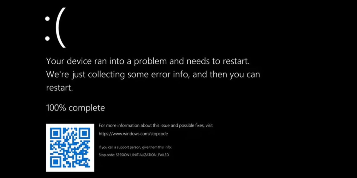 Windows 11’s Black Screen of Death is changing back to blue