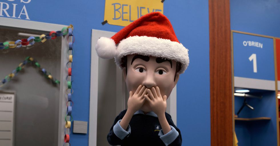 Ted Lasso gets a cute claymation holiday short
