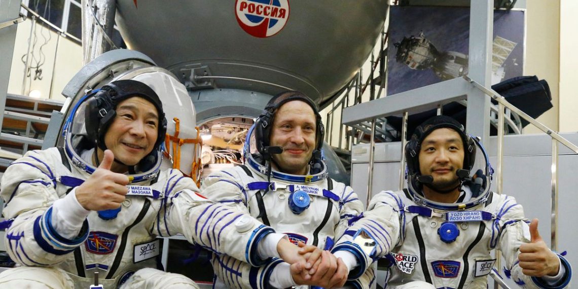Japanese billionaire launches to the International Space Station while waiting for SpaceX Moon ride