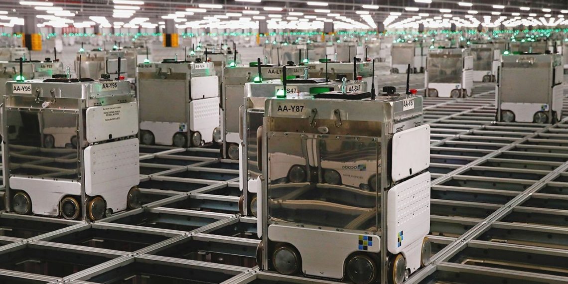 The robots are gathering to help beat Britain’s supply-chain shortages