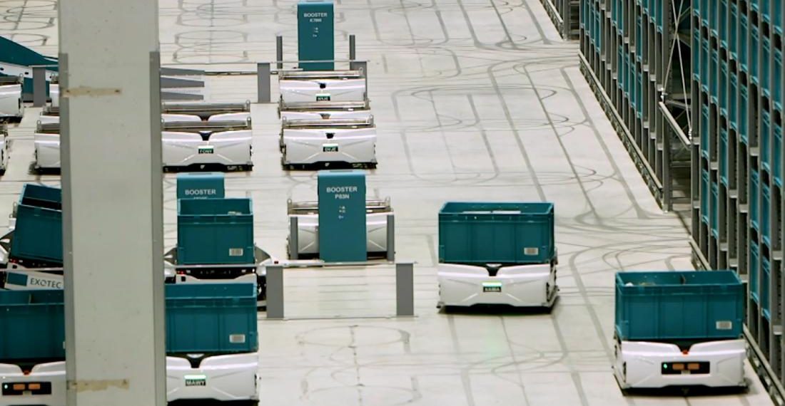 Shelf-climbing robots are helping warehouses meet the holiday rush