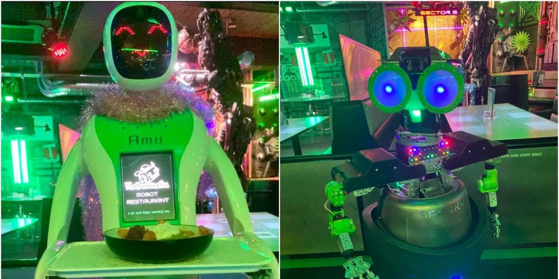 Talking Robots Served Me Nachos and Cried If I Got Too Close: Photos