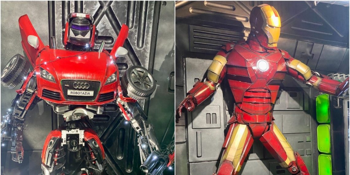 Restaurant Robots Made of Car Parts and Vacuums, Cost Over $5K: Photos