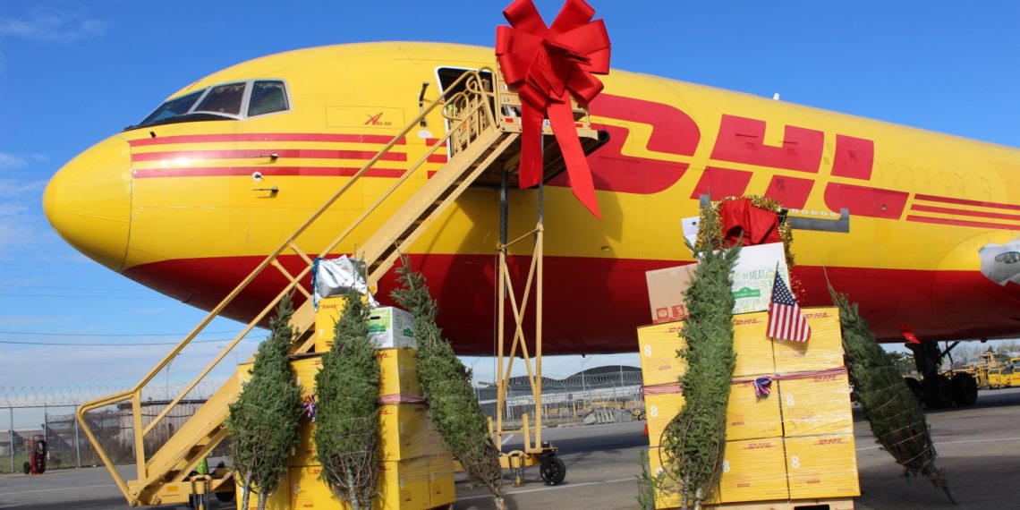 DHL Operation Holiday Cheer delivers hundreds of Christmas trees and more to U.S. troops overseas