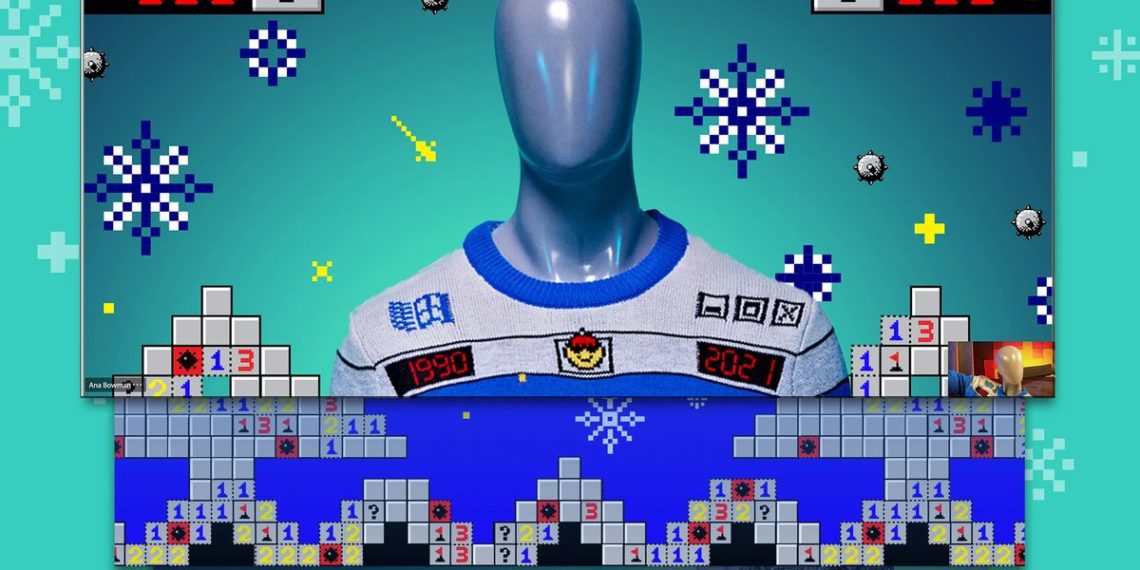 Microsoft is selling ugly Windows sweaters again, and this time, it’s Minesweeper