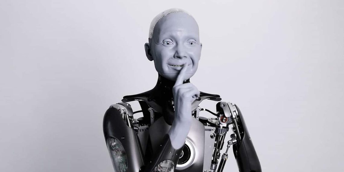 Ameca humanoid robot has ultra-realistic human face expressions