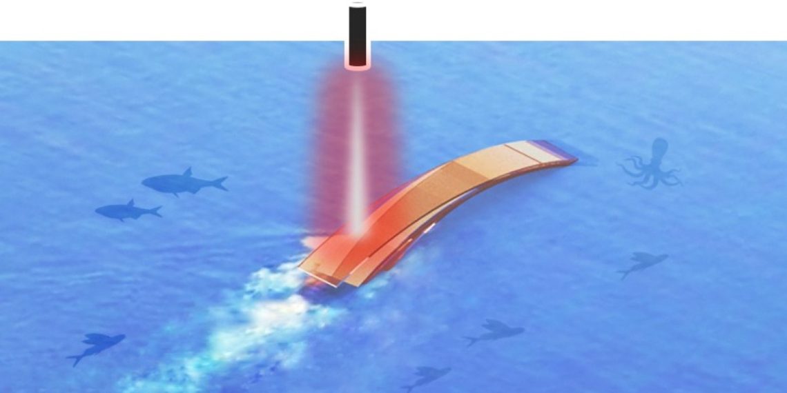 ‘Water skeeter’ robotic film may help combat oil spills