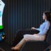 LG Display brought a reclining curved OLED throne to CES this year