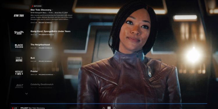 Paramount Plus launches new live channels hub for linear streaming