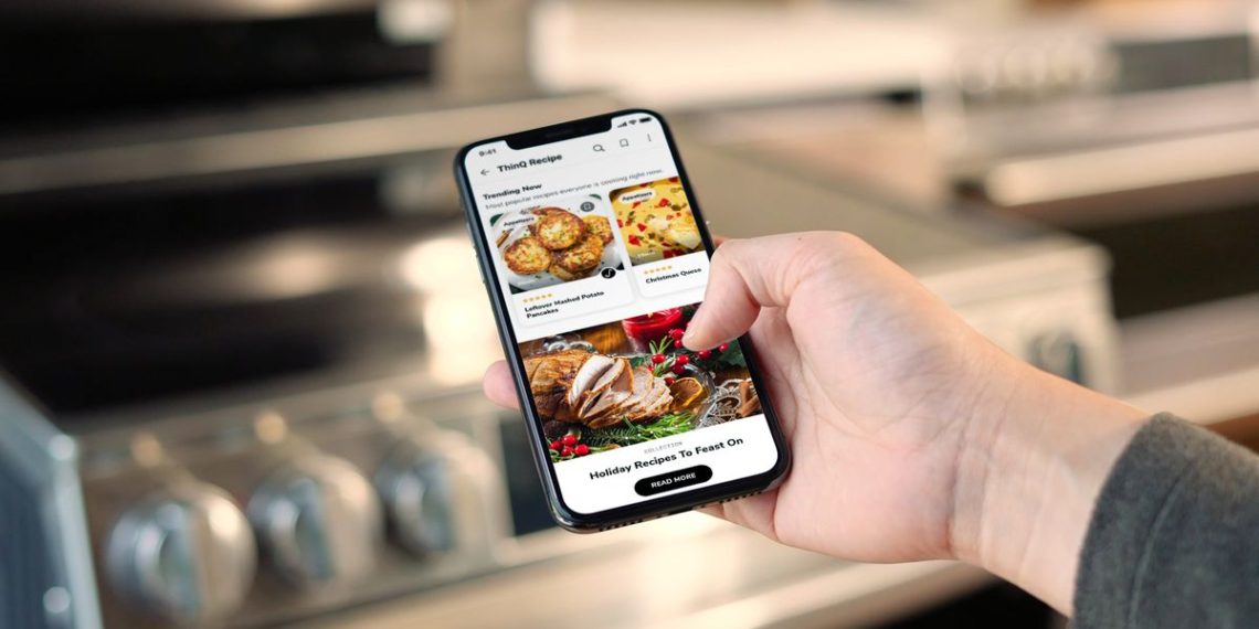 LG’s new recipe service uses Walmart and Amazon Fresh to deliver ingredients