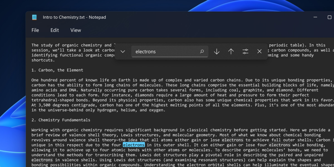 Microsoft rolls out Notepad with dark mode for Windows 11 Insiders