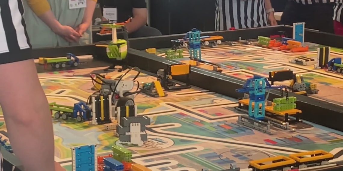 Students show off STEM skills in robotics competition