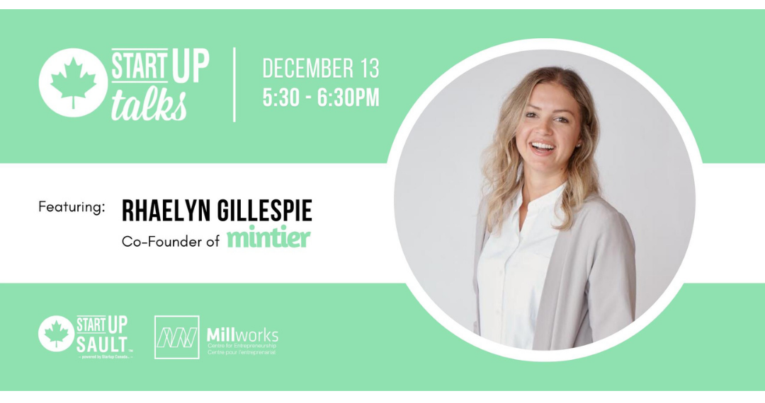 Startup Talks event featuring local entrepreneur Rhaelyn Gillespie