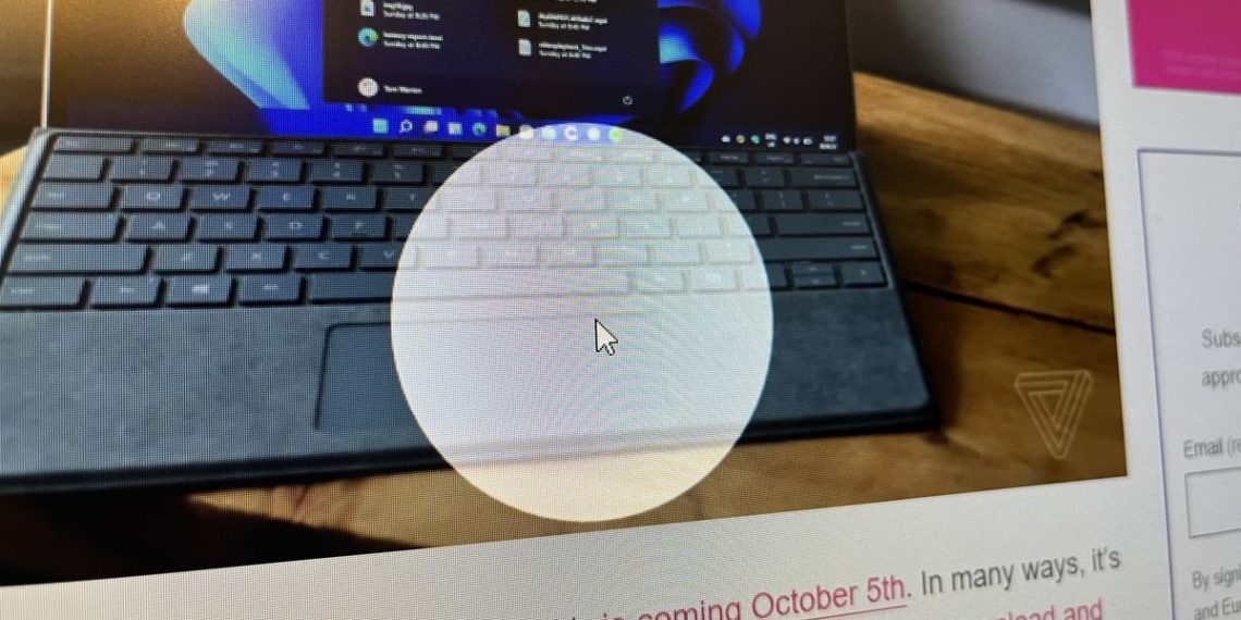 Today I learned double-pressing Ctrl can become a powerful Windows 11 shortcut for finding your mouse