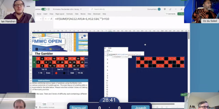 Watch these Excel pros duke it out in a financial modeling competition