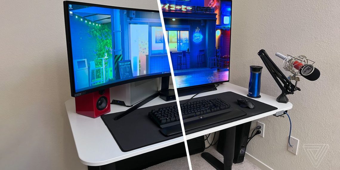 LG C1 48 OLED and Samsung Odyssey Neo G9 review: battle of the monster screens