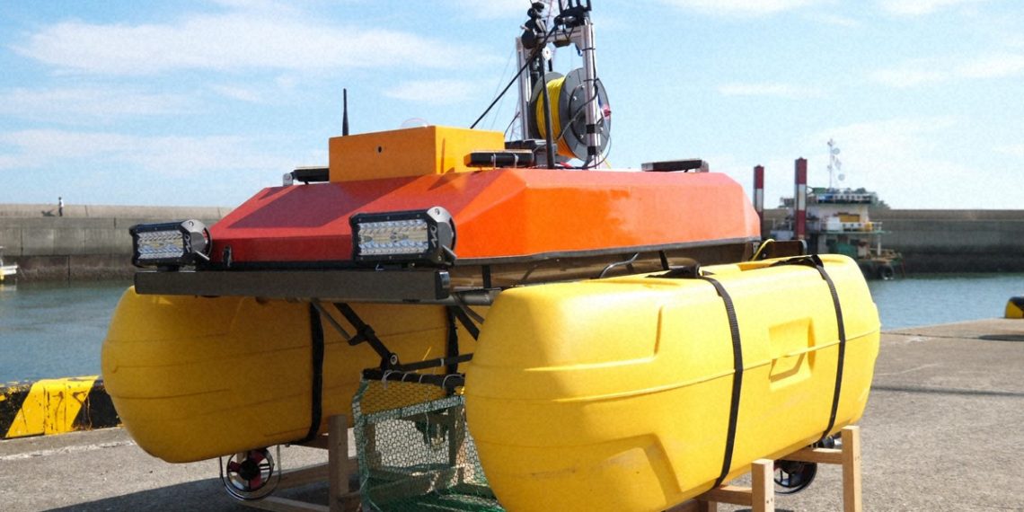 Marine litter-detecting robots with underwater capability developed by Nagasaki Univ. team