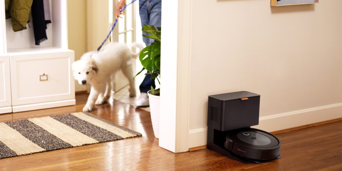 The Roomba j7+ poop-detecting robot vacuum is $250 off right now