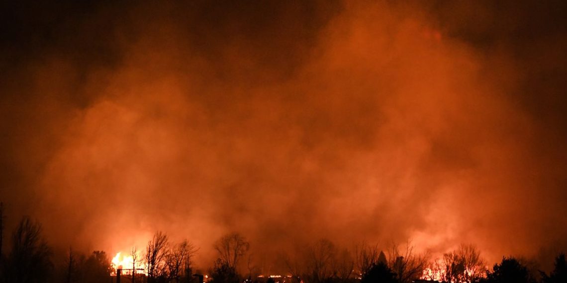 Colorado fires close out a year of disastrous drought