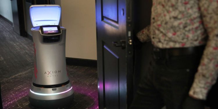 Hotels Use Robots As Receptionists, Food Couriers