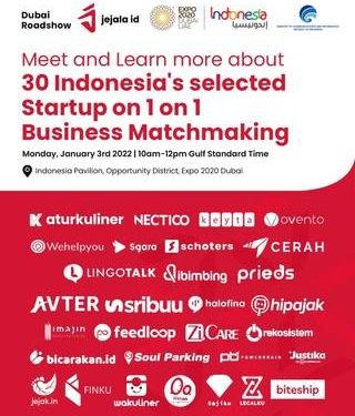 Indonesian startups attract international investors at the Expo 2020 Dubai